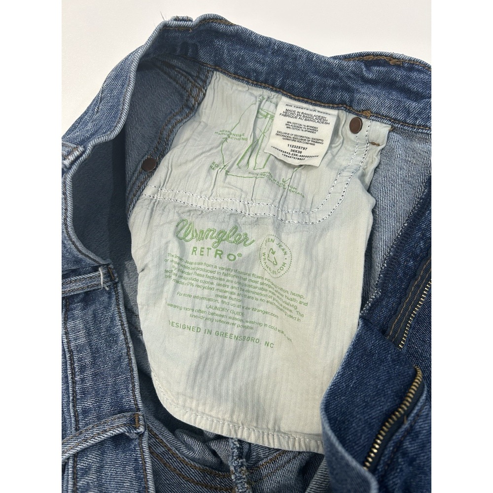 Wrangler Retro Jeans 36 X 30 Blue Denim - Picture 5 of 10